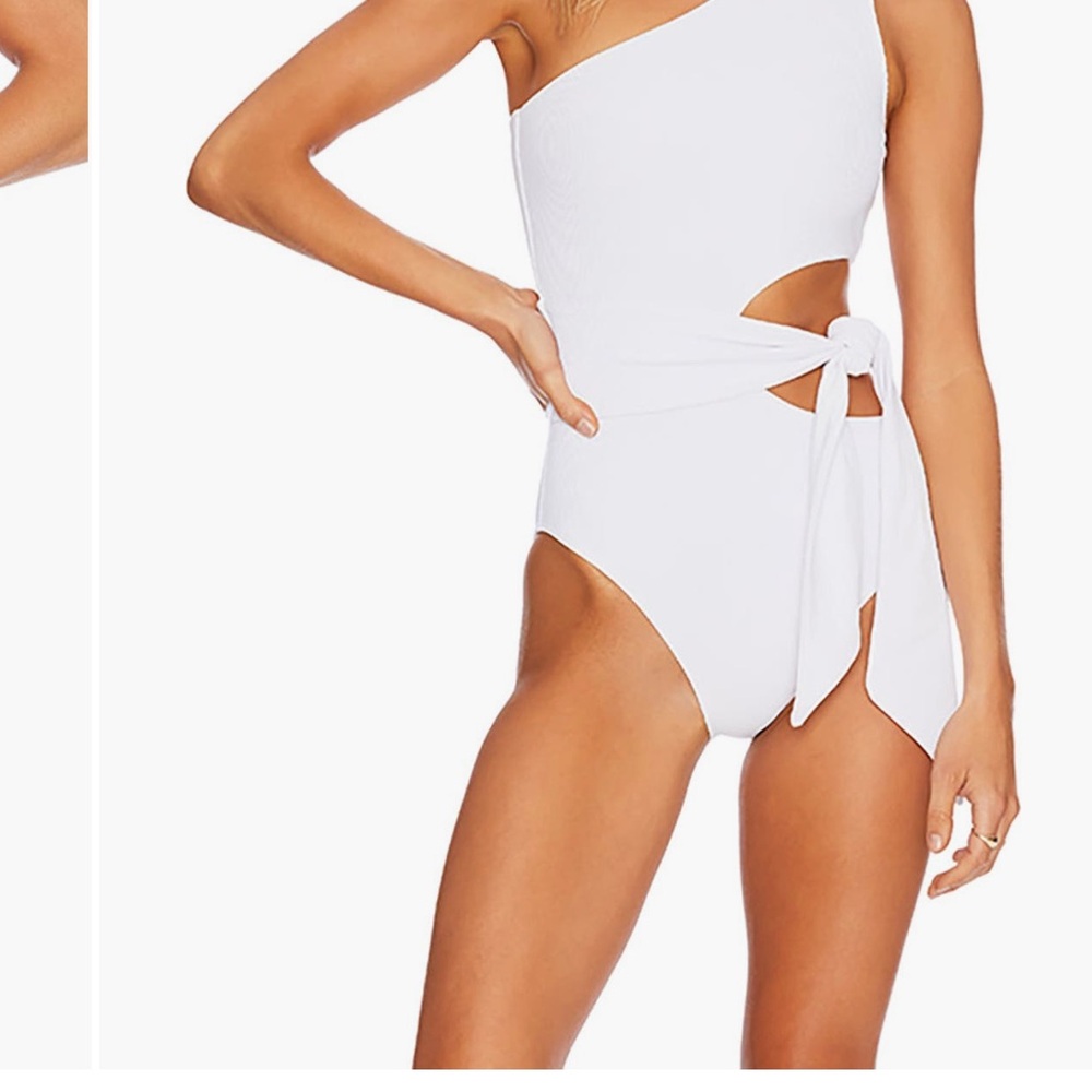 White One Piece Swimsuit - Picture 2 of 2